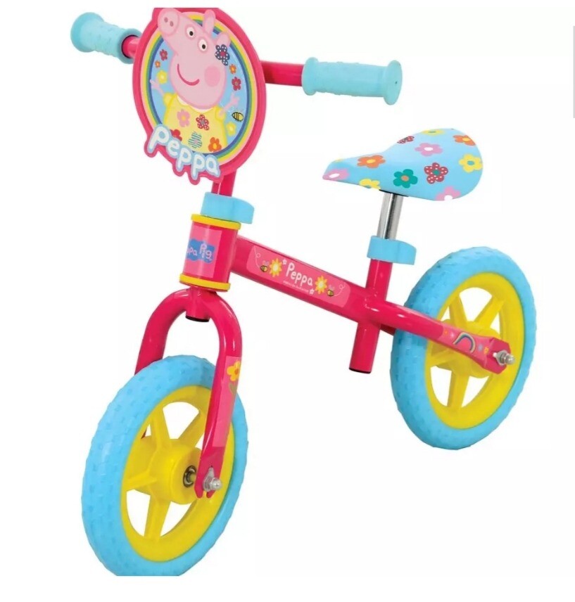 peppa pig balance bike halfords